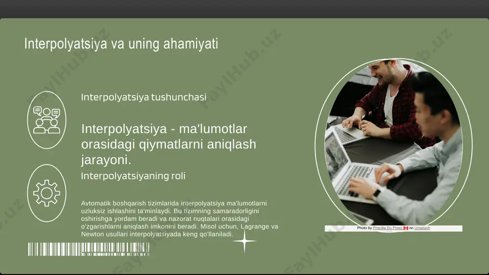 emt avtomatik boshqarish tizimi masalalarini yechishda nochizikliklarni interpolyatsiyalash - Page 5