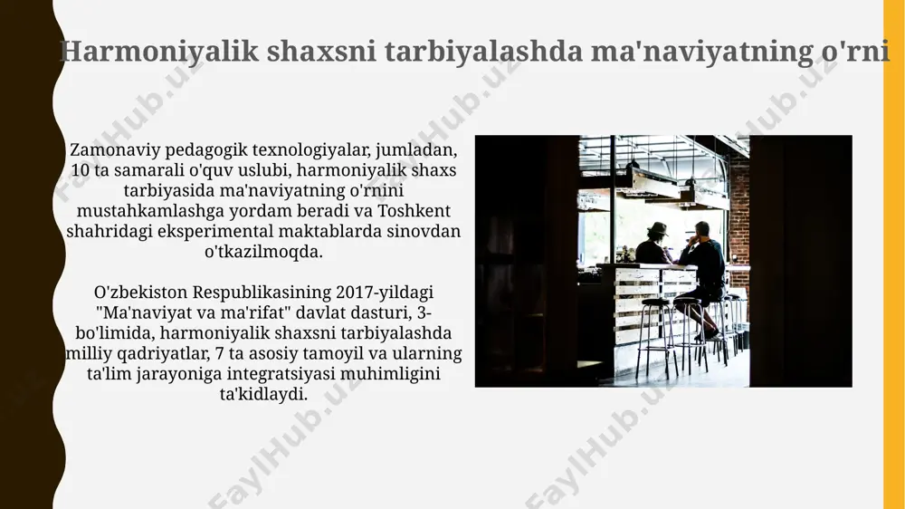 tarbiya tizimida barkamol insonni ma’naviy tarbiyalash masalalari - Page 5