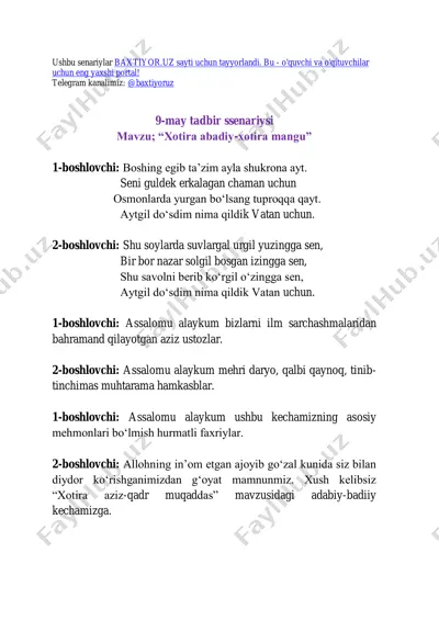 9-may tadbir ssenariysi — PDF