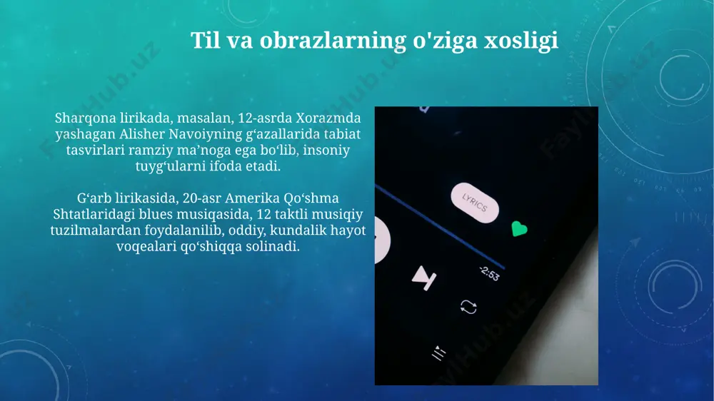 lirik tur. gʻarb hamda sharq lirikasi - Page 5