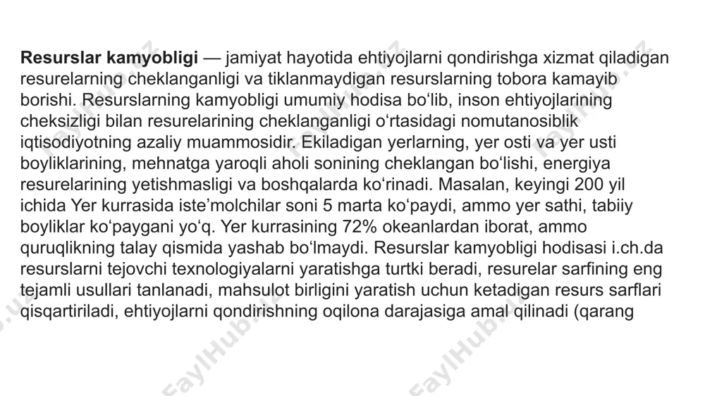 , jamoaviy, ijtimoiy e. boʻlishi mumkin. e.ning umumiy qonuniyati — ularning umuman bevosita inson faoliyatiga, xususan, ijtimoiy ishlab chiqarish ga bogʻliq boʻlishidir. ayni payda faollikka undovchi kuch boʻlgan e., oʻz navbatida, hayot sharoitlariga tanlama taʼsir koʻrsatadi, ularning oʻziga xos tomonlarini belgilaydi, u yoki bu faoliyat usullarini va e.ni qondiradigan predmetlar ishlab chiqarishni ragʻbatlantiradi. mas, bir vaqtlar kishilarda avtomobilga paydo boʻlgan e. ularni yaratish yoʻlida izlanishlarning boshlanishiga sabab boʻldi, butun bir sanoat tarmogʻining paydo boʻlishiga olib keldi. tarixan e. oʻsib boradi, ular xilmaxil, oʻzgaruvchan, tuzilmaviy oʻzgarishlarga uchrab turadi. e. tizimida iqtisodiy ehtiyojlar asosiy oʻrinda turadi. ularga birinchi navbatda, moddiyashyoviy e. (moddiy va maʼnaviy) — oziq-ovqat mahsulotlariga, kiyimkechak, axborot vositalari (gazeta, kitob va boshqalar)ga e., shuningdek, iqtisodiy e. tuzilmasida oliy oʻrinda turadigan mehnat qilish, taʼlim olish, sogʻliqni saqlash e.i kiradi. iqtisodiy e.ni ham ularni roʻyobga chiqaradigan subʼyektlariga qarab tasniflash mumkin (shaxsiy — yakka, jamoa va ijtimoiy — umumiy e.). bozor munosabatlari sharoitlarida …