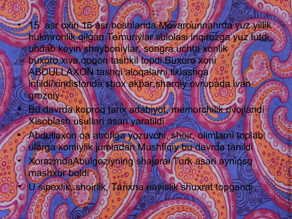xvii-xix asrlarda movorounnahrda tarbiya, maktab va pedagogik fikrlar - Page 4