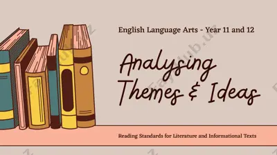 analysing themes & ideas — PPTX