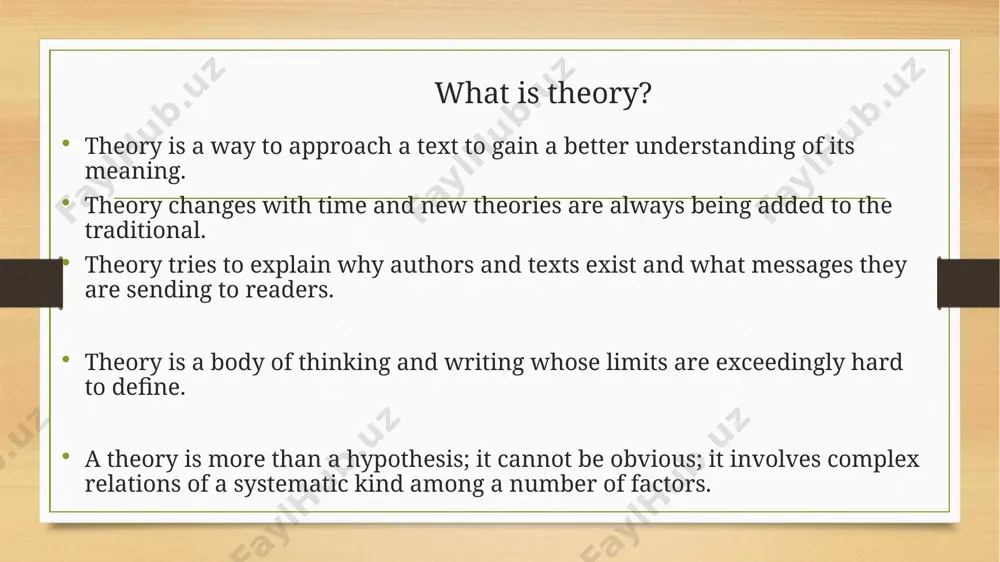 , laying claim to be both natural and universal, was produced in the interests of the bourgeois class which came to power in the second half of the seventeenth century. liberal humanism: view of literature good literature is of timeless significance. the literary text contains its own meaning within itself. the best way to study the text is to study the words on the page, without any predefined agenda for what one wants to find there. the text will reveal constants, universal truths, about human nature, because human nature itself is constant and unchanging. 7 and this is the class modern view of literature literature is universal truths beliefs of liberal humanism general absolute truth the world can be controlled and ordered we can picture and represent the world belief in linear progress universal universality means text must be studied in isolation (context, personal ideologies) human nature is unchanging people's …