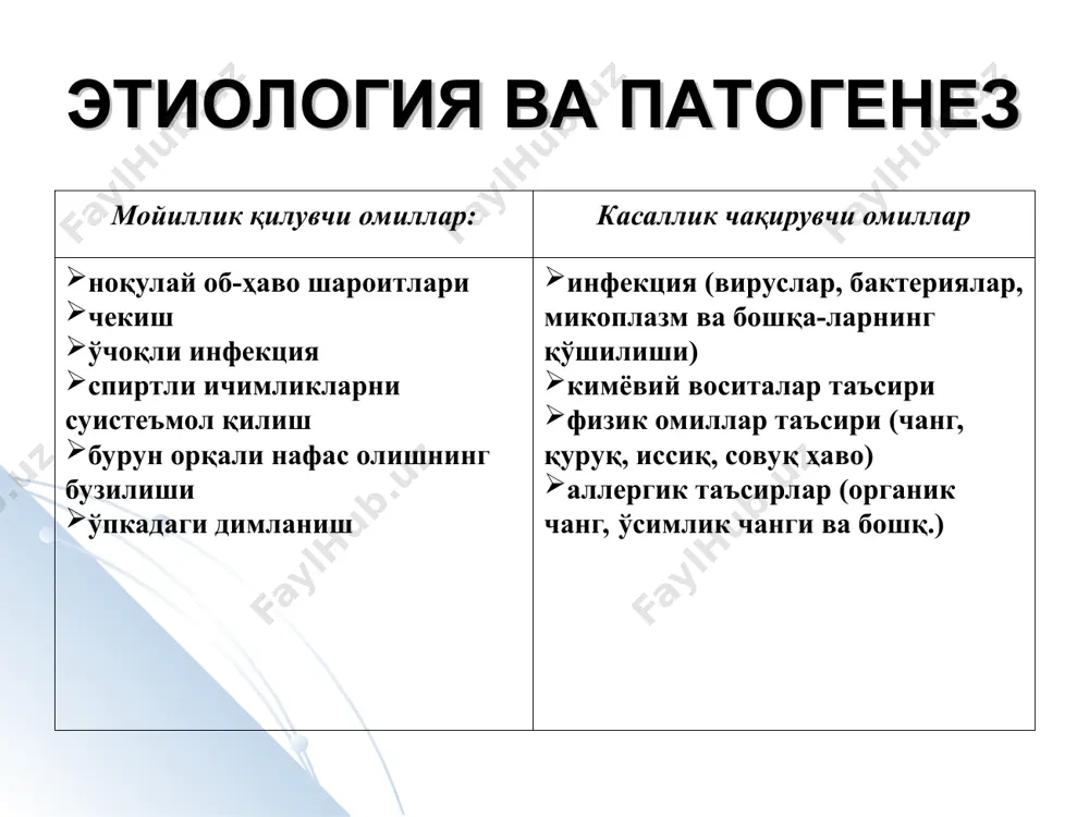 ўткир бронхит ва сурункали бронхитлар - Page 4