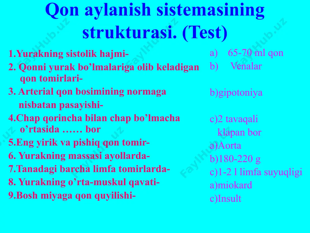 qon aylanish sistemi - Page 5