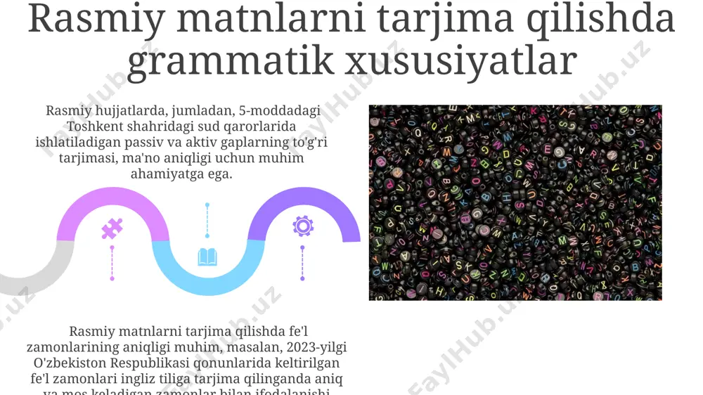 rasmiy matnlar tarjimasining grammatik xususiyatlari - Page 5