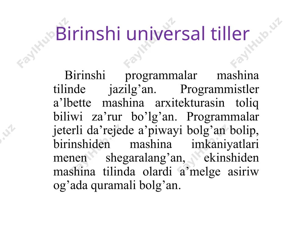 programmalastırıw sistemaları - Page 4