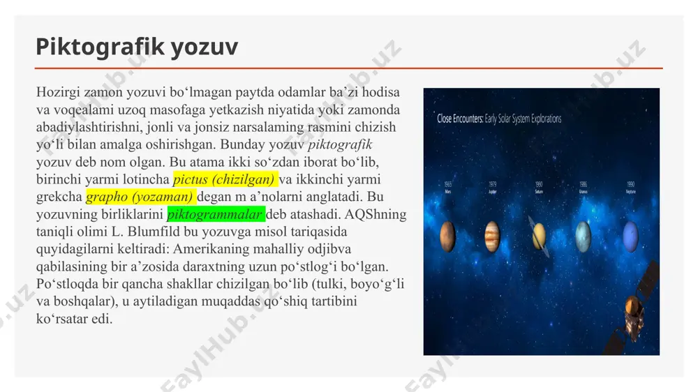 bularning qaysi biri eshitilsa, shunisi yoziladi. masalan: uyga, dalaga, botqoqqa, terakka, eshkakka va hokazo. fonematik prinsip. fonematik prinsipga asosan morflardagi tovushlar qaysi pozitsiyada va qanday talaffuz qilinishidan qat’iy nazar, bir xil yozilishni talab qiladi. 0‘zbek tilidagi o‘tgan zamon fe’lining -di qo‘shimchasi o‘tgan zamon ravishdoshi qo‘shimchasi -(i) b, bu prinsipga yaxshi misol bo‘la oladi. masalan, olib bordi deganimizda nazarda tutilayotgan ikkala qo‘shimcha ham o‘zining asl holicha, ya’ni b va d deb talaffuz qilinadi va shunday yoziladi. lekin olib ketdi deganimizda birinchisi -p va ikkinchisi ~t deb talaffuz qilinsa-da, biz fonematik prinsip asosida yozuvda b v a d lami saqlab qolamiz. tarixiy prinsip. tarixiy yoki an’anaviy tamoyil asosida so'zlar ularda mavjud hozirgi vaqtda talaffuz qilinadigan tovushlarga asoslanib yozilmay, balki tarixda, ya’ni avval o'tmishda qanday yozilgan bo'lsa, hozir ham shunday yoziladi. ko'p g'arbiy ovrupo tillari shu tamoyilga bo'ysunadi. hozirgi zamon ingliz va fransuz tillari bu tamoyilga eng yaxshi misoldir. masalan, ingliz tilidagi yashamoq …