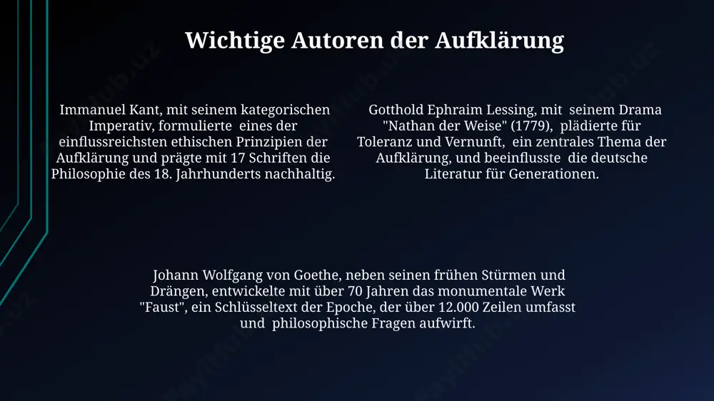 epoche der aufklärung: merkmale, literatur, autoren und werke - Page 4