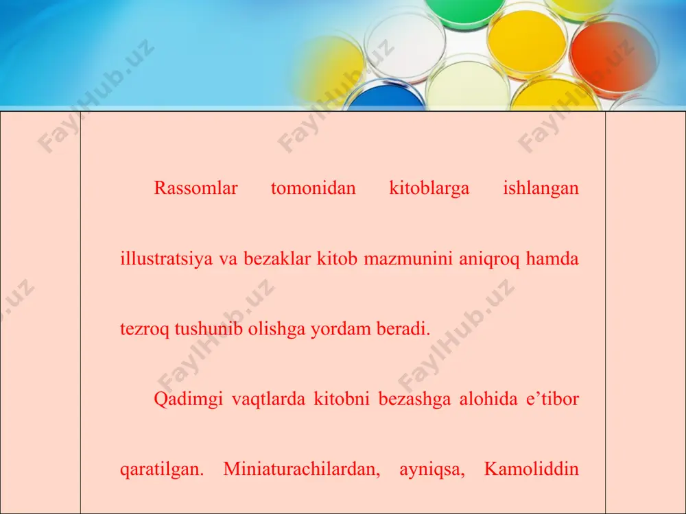 «adabiy asar qahramoni» mavzusida portret – illustratsiya ishlash 5 - sinf - Page 3