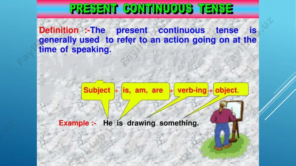 ingliz tili: present continuous tense taqdimoti - Page 5