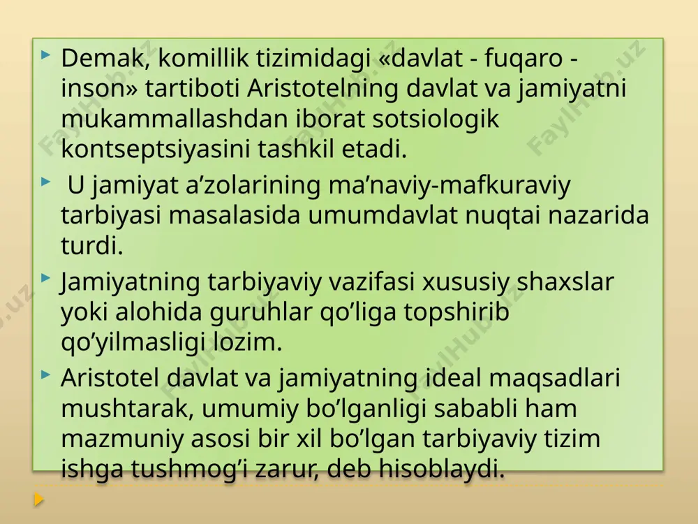 aristotelning ijtimoiy-siyosiy qarashlari - Page 3