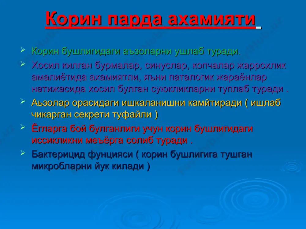 қорин парда. қорин бўшлиғи топографияси - Page 5