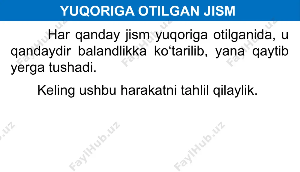 yuqoriga tik otilgan jismning harakati - Page 4