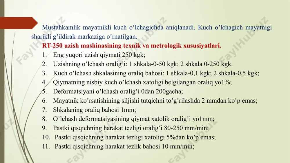 rt-250 m uzish mаshinаsining - Page 3
