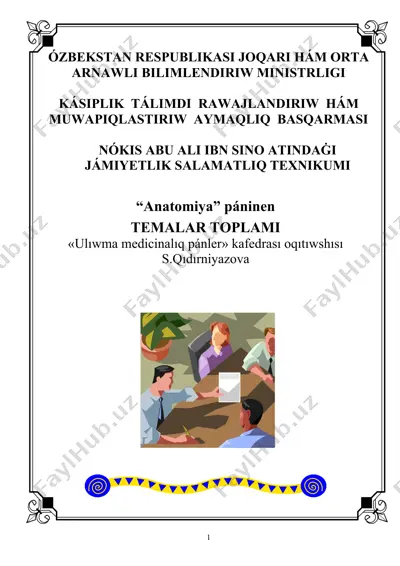 anatomiya temalari toplami — DOC