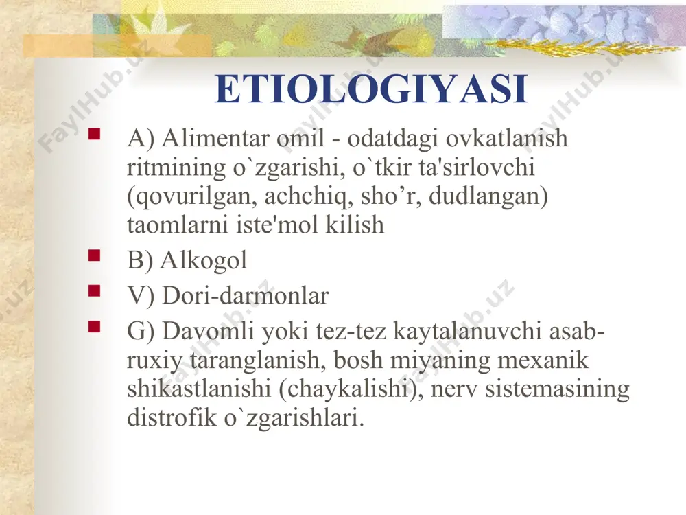 me'da vao`n ikkibarmoqliichak yarakasalligi ta'rifi - Page 5
