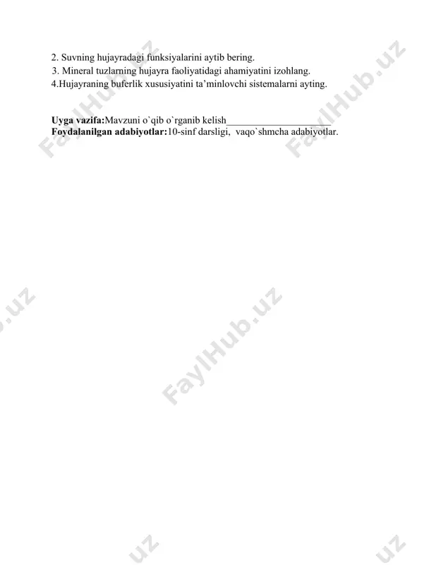 tirik organizmlarning kimyoviy tarkibi va uning doimiyligi - Page 4