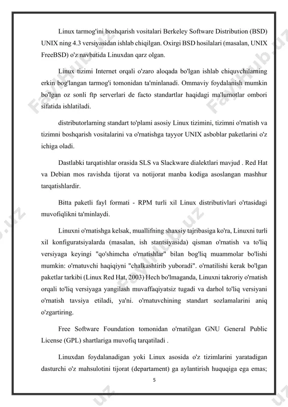 uhim yangiliklardan biri 1.2 versiyasida taqdim etilgan yuklanadigan yadro modullari ( lkm ). ular yadroni moslashuvchanlik va funksionallik bilan ta'minlaydi. yadro kodining qismlari (bo'limlari) yadroning qolgan qismidan mustaqil ravishda kompilyatsiya qilinishi, yuklanishi va tushirilishi mumkin. yadro moduli qurilma drayverini, fayl tizimini yoki tarmoq protokolini amalga oshirishi mumkin. modulli interfeys uchinchi tomon ishlab chiquvchilariga o'z shartlari bo'yicha gpl bo'yicha tarqatib bo'lmaydigan drayverlarni yoki fayl tizimlarini joriy etish va tarqatish imkonini beradi. yadro modullari hech qanday o'rnatilgan qurilmalardan foydalanmasdan linuxni standart, minimal yadro sifatida o'rnatish imkonini beradi. linux modulining uchta komponenti qo'llab-quvvatlanadi: modul boshqaruvi haydovchi ro'yxatga olish mojarolarni hal qilish. modulni boshqarish komponenti modulni xotiraga yuklashni va uning yadroning qolgan qismi bilan o'zaro aloqasini boshqaradi . modulni boshqarish ikki qismga bo'linadi: yadro xotirasida modul kodining qismlarini boshqarish modul murojaat qilishga imkon beradigan belgilarni boshqarish. modul so'rovchisi komponenti so'ralgan, lekin hali yuklanmagan modullarni yuklashni boshqaradi. bundan tashqari, modul hali ham ishlatilayotganligiga ishonch hosil …