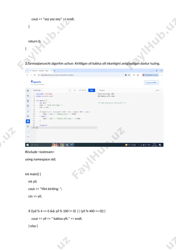 algoritmlar bo‘yicha 6-bilet - Page 3