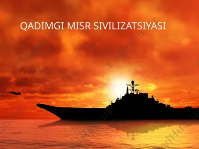 qadimgi misr sivilizatsiyasi — PPTX