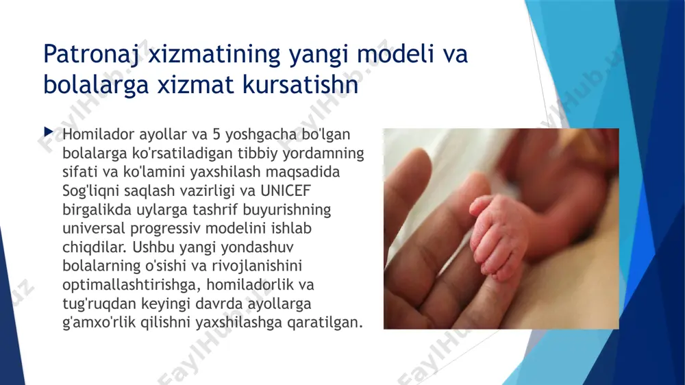 gilar o‘zgarib, aniqlanmay qoladi. quyida qaysi toifadagi ayollar uchun skrining zarur va o‘ta muhimligi ko‘rsatilgan. 35 yoshdan kattalar; bolalarida tug‘ma nuqson bo‘lgan homiladorlar; ilgari ketma-ket ikki homilasi tushgan; homila rivojlanishining dastlabki bosqichlarida mumkin bo‘lmagan dorilarni ichgan; dastlabki bosqichda yuqumli kasalliklarga chalingan homiladorlar; qarindoshlar orasidagi nikoh; ota va ona avlodida irsiy kasalliklar bo‘lsa; eko yordamida homilador bo‘lganlar. ikkinchi skrining 19—22 hafta oralig‘ida o‘tkaziladi . bunda ham qon, siydik analizlari, qonning biokimyoviy analizlari va utt tekshiruvlari o‘tkaziladi. onaning salomatligiga ko‘proq e’tibor beriladi. bu davrda ko‘pgina yashirin kasaliklar qo‘zg‘ashi va avjiga chiqishi mumkin. kamqonlik paydo bo‘lishi va bori esa rivojlanishi mumkin. bu holatlar bolaning nimjon bo‘lib tug‘ilishiga olib keladi. uttda bola, yo‘ldoshining joylashishi va rivojlanishiga e’tibor beriladi. bu davrda yurakda, umurtqada, qorin a’zolarida bo‘ladigan nuqsonlar yaqqol aniqlanadi. uchinchi skrining 33—36 hafta oralig‘ida o‘tkaziladi. analizlar va utt tekshiruvlari o‘tkaziladi. onaning salomatligiga e’tibor beriladi. oyoqda shishlar paydo bo‘lishi, qon bosimi oshishi va boshqa holatlar kuzatilishi …