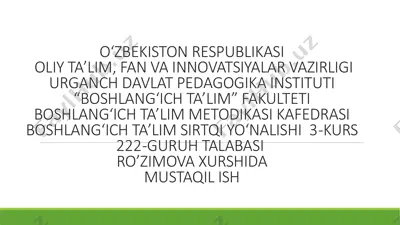 ob havo elementlari, yog‘inlar, temperatura, shamollar va ulardagi tabiiy o‘zgarishlarni anglash — PPTX