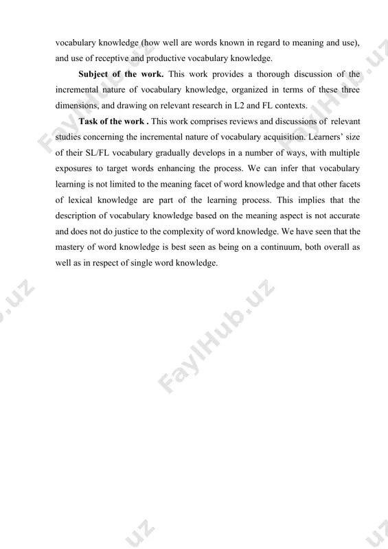 ish proficiency. ells face various types of linguistic demands when learning second-language words. at the most emergent stages of english proficiency, the task of orally segmenting words in a sentence poses challenges, as this task is tied to knowledge about phonological, syntactic, and lexical features in the language. the silences and pauses we think we hear between words in a language are not actually there in reality. in natural language, the speech signal is a continuous stream of sound. there are no pauses. as proficient english speakers, we “hear” pauses because we apply our knowledge of phonology, grammar, and words to appropriately segment the utterance. you have probably experienced this phenomenon when listening to someone speaking in a language you do not speak and been left with the impression that words in that language are very, very long! to acquire word meanings incidentally from mere exposure to a language, learners …