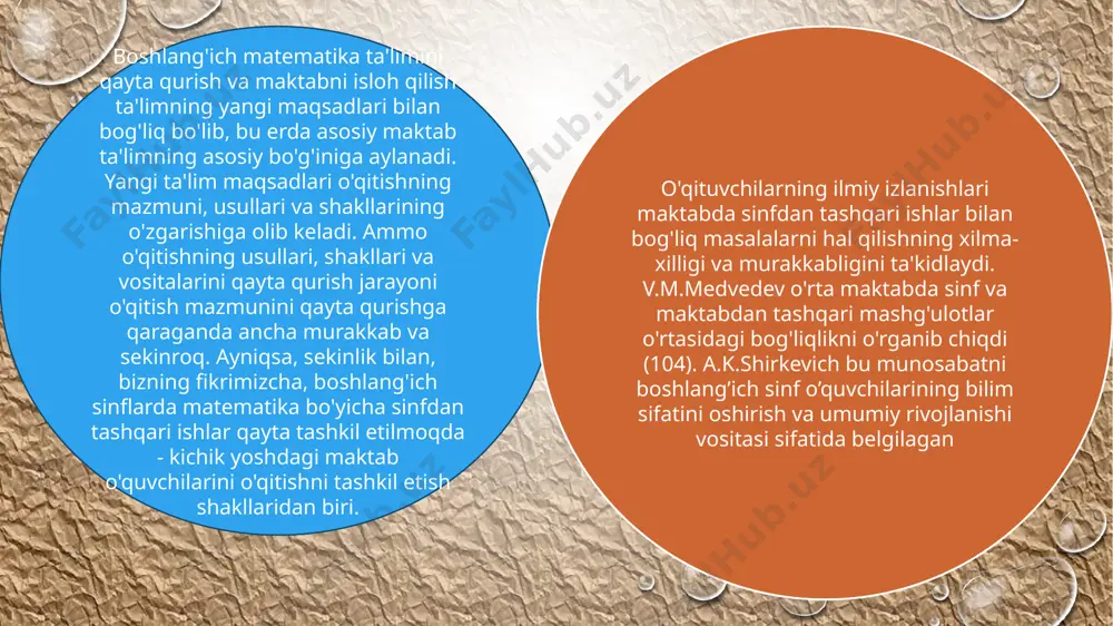 dudko l.n. (50) boshlang'ich maktab o'quvchilarining bilim va ko'nikmalarini sifatini oshirish vositasi sifatida sinfdan tashqari ishlarni tashkil etishning nazariy jihatlariga bag'ishlangan. dudko ji. n. ishlab chiqilgan a.m.ga asoslanib, matematikadan sinfdan tashqari ishlar metodikasini takomillashtirish yondashuvlarini nazariy tahlil qiladi. o'qitish usullari haqida umumiy tushuncha porlab turardi. matematika fanidan sinfdan tashqari ishlarni tashkil etish va o‘tkazishning o‘ziga xos usullari va boshlang‘ich sinf o‘quvchilarining bilim va ko‘nikmalari sifatini oshirish maqsadida sinfdan tashqari ishlarning turli shakllarini tashkil etishda ulardan foydalanish bo‘yicha uslubiy ko‘rsatmalar mavjud emas matematikadan ommaviy sinfdan tashqari ishlarni tashkil etishning zamonaviy g'oyalari a.m. pishkalo (148, 160). ular n.a. asarlarida qisman aks ettirilgan va konkretlashtirilgan. yankovskaya (192) va s.i. seldyukova (156). lekin ularda ham sinfdan tashqari ish muammosi asosiy muammo bo'lmagan va maxsus, maqsadli o'rganilmagan. hozirgacha matematika bo'yicha sinfdan tashqari ishlar ko'pincha o'yin-kulgi, o'yin-kulgi tamoyillariga asoslanadi, unga ba'zi eng yaxshi talabalar jalb qilingan. biz buni matematikadan sinfdan tashqari ishlarning turli shakllarini o'rnatish holatini …