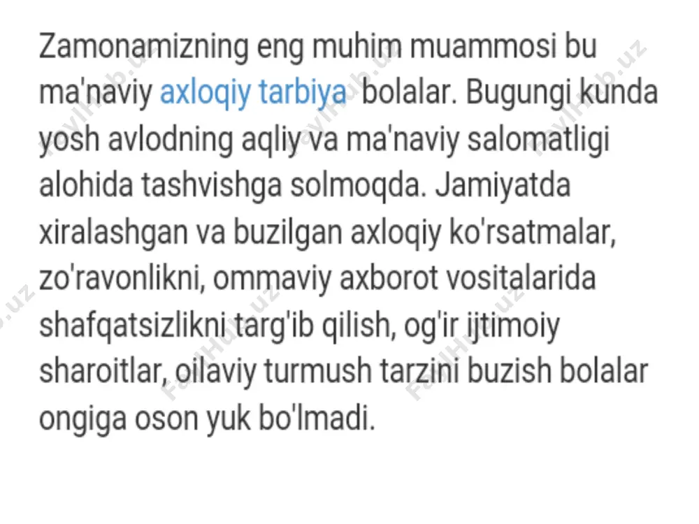 satimova layloning tarbiya fanidan mustaqil ta'lim ishi - Page 3