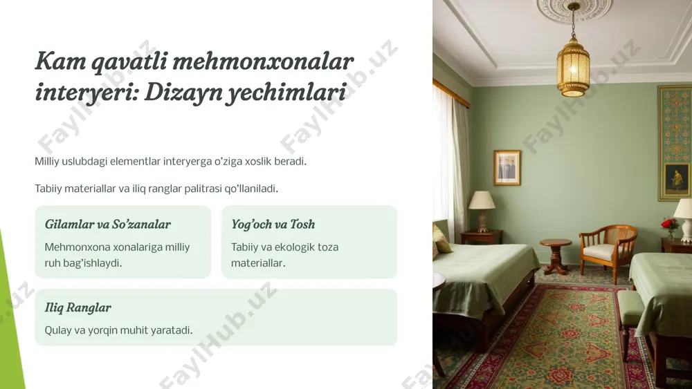 kam qavatli va ko’p qavatli mehmonxonalar - Page 3