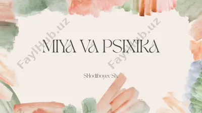 inson miyasi — PPTX