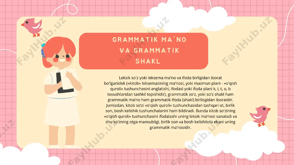 grammatika ma'no va grammatik shakl - Page 5
