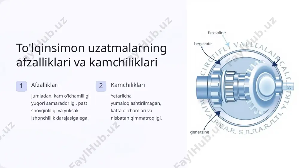 planetar va to'lqinsimon uzatmalar, hamda reduktorlar - Page 3