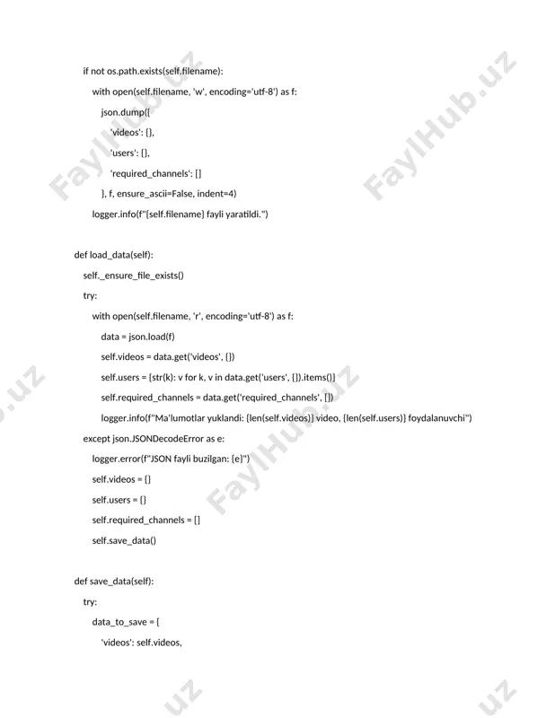 types.keyboardbutton(text="✅ tasdiqlash")], [types.keyboardbutton(text="🚫 bekor qilish")] ], resize_keyboard=true ) # umumiy funksiya: video yuborish async def send_video_directly(user_id: int, video_info: dict, message: types.message): likes_count = video_data.get_likes_count(video_info['code']) views_count = video_data.get_views_count(video_info['code']) # ko'rishlar sonini oshirish video_data.increment_video_views(video_info['code']) await message.answer_video( video=video_info['file_id'], caption=f"🎬 {video_info['name']}\n\n👍 {likes_count} ta like | 👀 {views_count + 1} ta ko'rildi", reply_markup=await get_video_actions_keyboard(video_info['code']) ) video_data.increment_user_video_count(user_id) # video actions keyboard async def get_video_actions_keyboard(code: str): global bot_username likes_count = video_data.get_likes_count(code) views_count = video_data.get_views_count(code) share_url = f"https://t.me/{bot_username}?start={code}" buttons = [ [ inlinekeyboardbutton( text="🔍 boshqa videolar", switch_inline_query_current_chat="" ), ], [ inlinekeyboardbutton( text="♻️ do'stlarga ulashish", url=f"https://t.me/share/url?url={share_url}" ), ], [ inlinekeyboardbutton( text=f"👍 {likes_count}", callback_data=f"like_{code}" ), inlinekeyboardbutton( text=f"👀 {views_count}", callback_data=f"views_{code}" ) ] ] return inlinekeyboardmarkup(inline_keyboard=buttons) # kanal uchun keyboard async def get_channel_video_keyboard(code: str): global bot_username likes_count = video_data.get_likes_count(code) views_count = video_data.get_views_count(code) share_url = f"https://t.me/{bot_username}?start={code}" buttons = [ [ inlinekeyboardbutton( text="📱 botga o'tish", url=f"https://t.me/{bot_username}" ), ], [ inlinekeyboardbutton( text="♻️ do'stlarga ulashish", url=f"https://t.me/share/url?url={share_url}" ), ], [ inlinekeyboardbutton( text=f"👍 {likes_count}", callback_data=f"like_{code}" ), inlinekeyboardbutton( text=f"👀 …