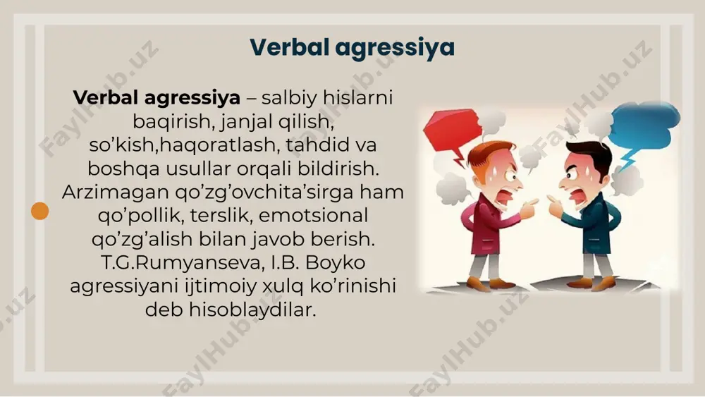 agressiyaning salbiy va ijobiy ko'rinishlari - Page 4
