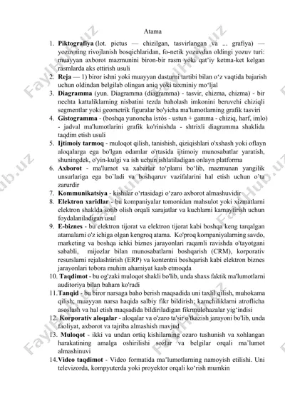 piktografiya haqida taqdimot — DOCX