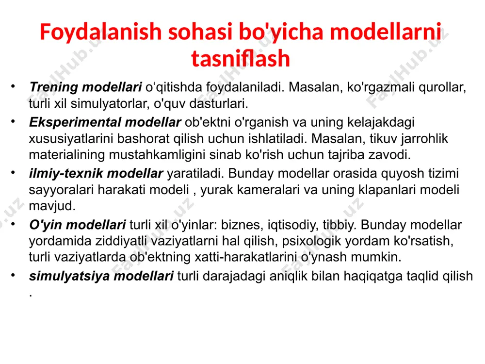 tibbiyot sohasida modellashtirishning qo'llanilishi - Page 4