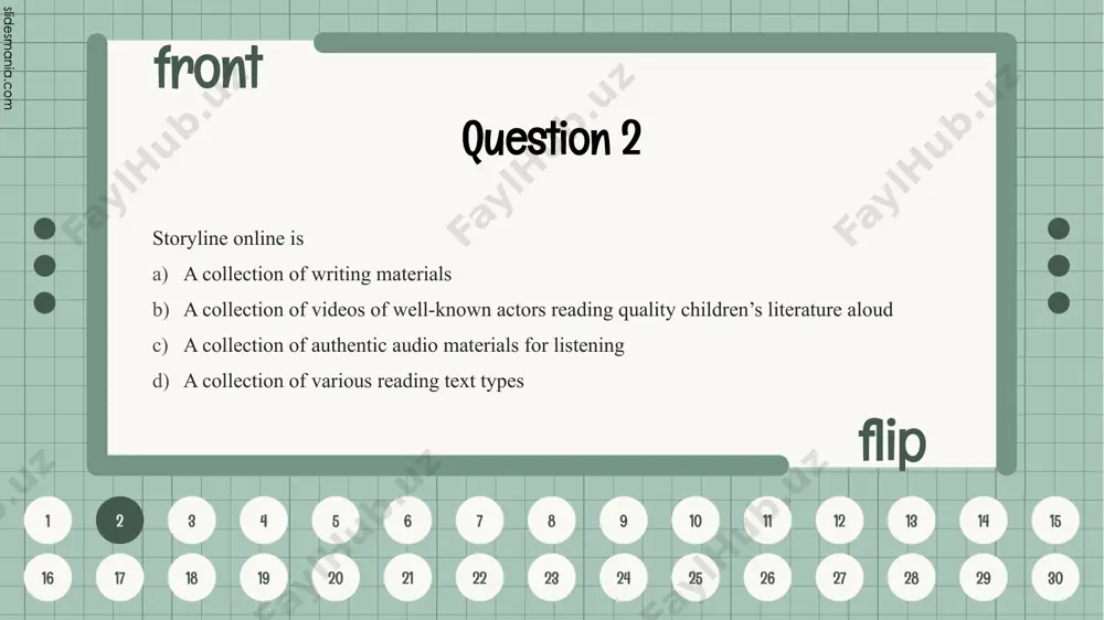 rds, or learn the meaning of new words. question 12 english grammar in use you will find exercises, a glossary of useful words and audio of example sentences. you will find videos, tests, sample essays you will find books, articles, poems, rhytms 12 front flip 1 2 3 4 5 6 7 8 9 10 11 12 13 14 15 16 17 18 19 20 21 22 23 24 25 26 27 28 29 30 a) you will find exercises, a glossary of useful words and audio of example sentences. d) students can share each other’s' screens through the call platform, allowing for everyone to share answer 1 1 back flip 1 2 3 4 5 6 7 8 9 10 11 12 13 14 15 16 17 18 19 20 21 22 23 24 25 26 27 28 29 30 answer 2 2 b) a collection of videos of …
