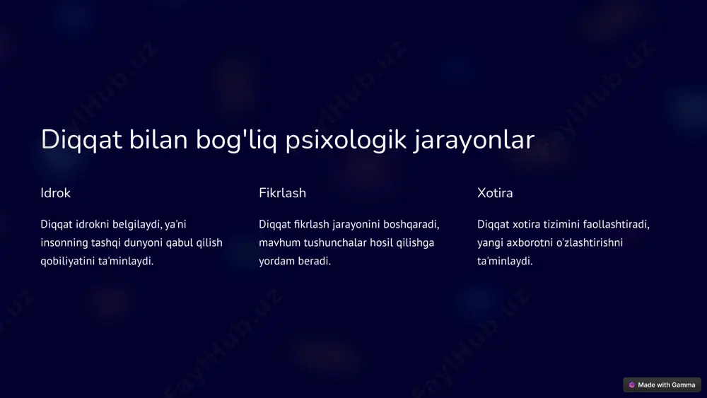 diqqat xususiyatlari - Page 3