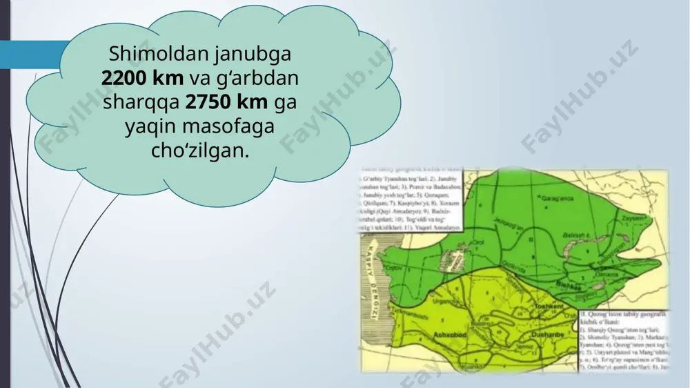 o‘rta osiyo mintaqasining tabiiy, iqtisodiy, siyosiy geografik o‘rni - Page 5