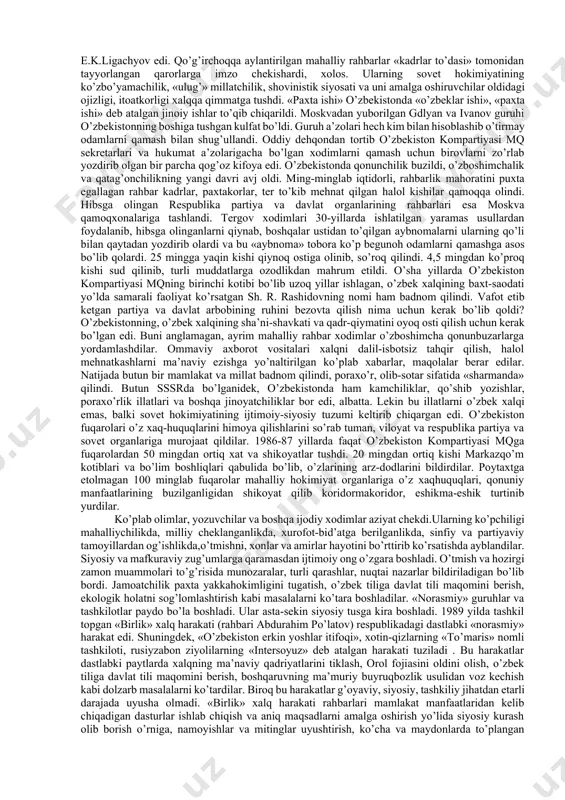 ilmiy faoliyatda band bo’lganlar soni oshib bordi. axborot texnikasi tibbiyot, fan, ta’lim va boshqa xizmat ko’rsatish sohalarida keng qo’llanila bordi. inson texnik, mexanik va og’ir jismoniy ishlarni bajarishdan ozod bo’lib, o’zini mazmunli, ijodiy ishlarga bag’ishladi. pirovardida turmush saviyasi tobora yaxshilanib bordi. sovet davlatida esa ilmiy-texnika inqilobidan foydalanish etarli darajada yo’lga qo’yilmadi. iqtisodiyot ekstensiv yo’lda, tobora ko’p qo’shimcha mehnat va moddiy resurslarni ishlab chiqarishga jalb etish yo’lida debsinayotgan edi. mamlakat katta tabiiy resurslarga ega bo’lsada, xo’jaliklar ularning etishmovchiligiga duch keldi. ko’pgina mamlakatlar fan-texnika inqilobi tufayli xalq turmushida jiddiy ijobiy burilishga erishgan bir paytda sssr bu jarayondan orqada qolib ketdi. ishlab chiqarish texnologiyasi eskirgan, mahsulotlarning sifati past, ular sotilmasdan omborlarda to’planib qolayotgan edi. ma’muriy-buyruqbozlik tizimi, iqtisodiyotga partiyaviy rahbarlik va uning mafkuralashtirilishi iqtisodiyotni isloh qilish yo’lidagi urinishlarni yo’qqa chiqarar edi. ijtimoiy ehtiyojlarga mablag’ ajratishda qoldiq printsipi va taqsimotda tekischilik hukmron edi. bular aholining mehnatga qiziqishi va faolligini susaytirdi, boqimandalik, tayyoriga ayyorlik, ichkilikbozlik, giyohvandlik, …