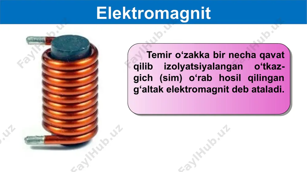 elektromagnitlar. elektromagnit rele (1-qism) - Page 5