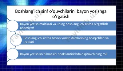 bayon yozish — PPTX