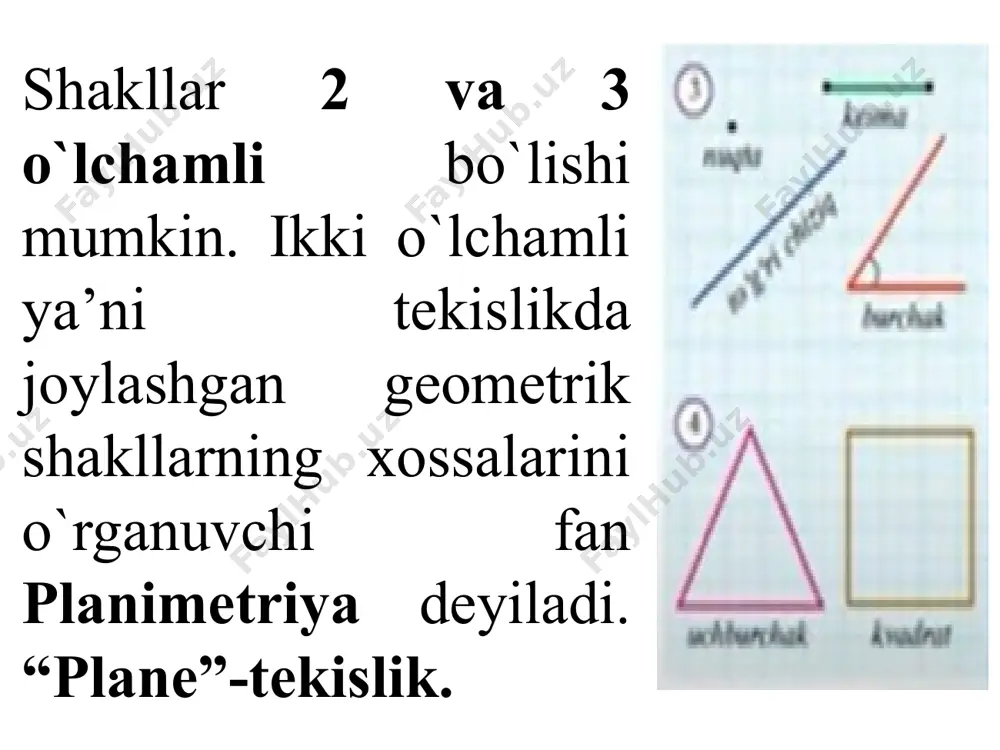 geometrik materiallarni o`rgatish metodikasi - Page 5