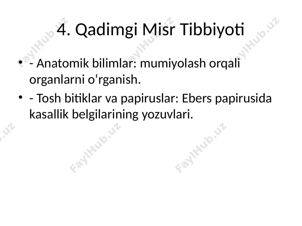 qadimgi sharq mamlakatlarida tibbiyotda tashxislash usullari - Page 5