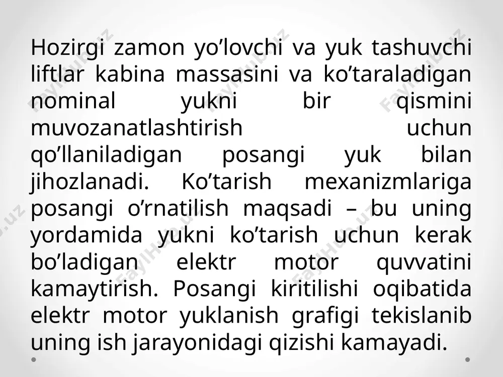 liftelektr motorining quvvatini tanlash - Page 4