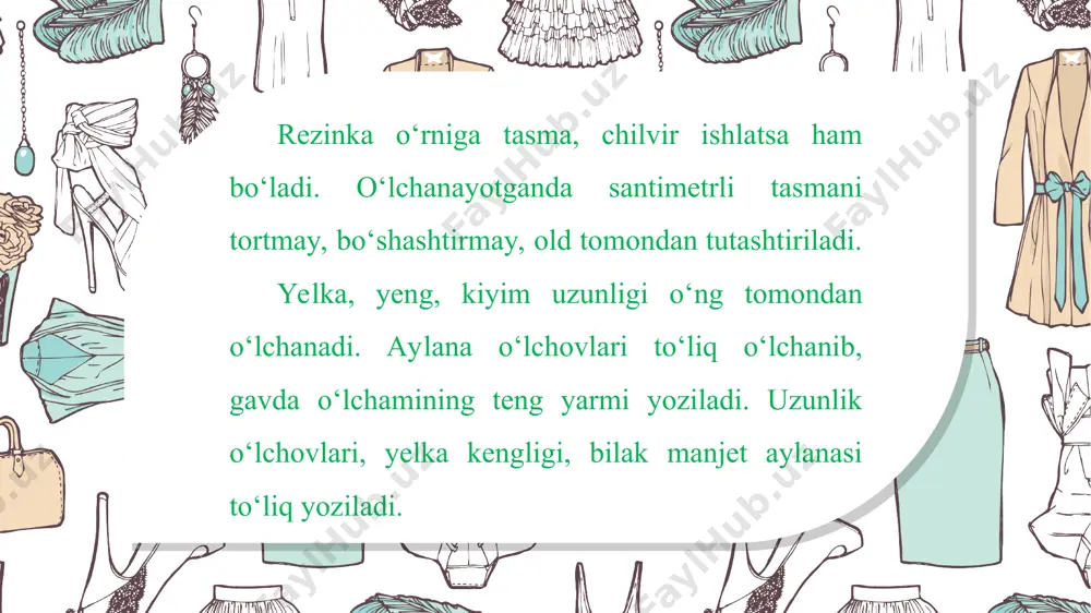 o‘lchov olish va hisoblash formulasi 5-sinf - Page 4