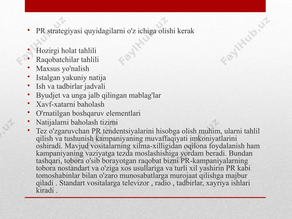 pr strategiya va taktikasini belgilash - Page 4